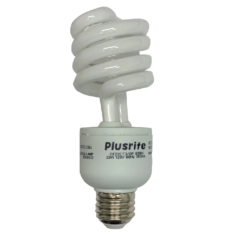 Track lighting for creating a moody atmospherePlusrite 4323 CF23ET3/SP/850 23W Compact Fluorescent Spiral Bulb 5000K Track lighting for creating a moody atmospherePlusrite 4323 CF23ET3/SP/850 23W Compact Fluorescent Spiral Bulb 5000K