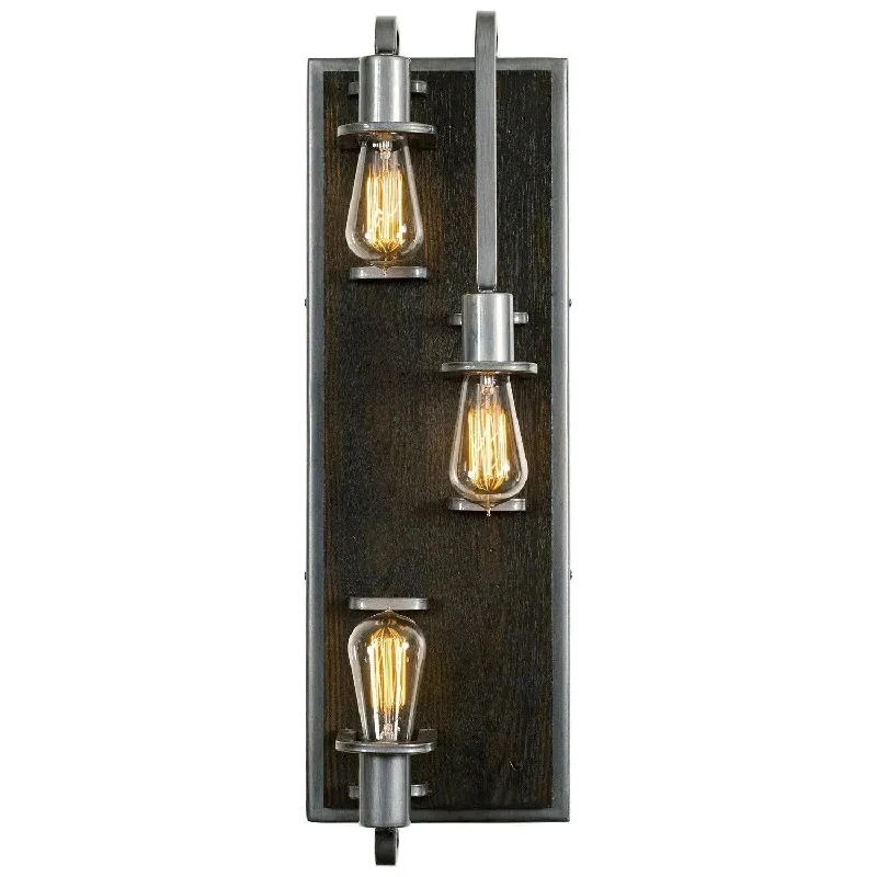 Rustic track lighting for farmhouse decorLofty Wall Sconce