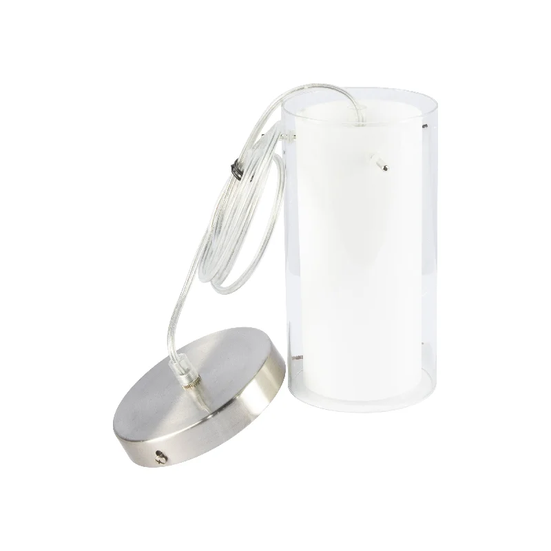 Industrial - style track lighting for lofts190100MM WH CL GL OUTSIDER, INNER W/ WH OP GL, E26 SOCKET Industrial - style track lighting for lofts190100MM WH CL GL OUTSIDER, INNER W/ WH OP GL, E26 SOCKET