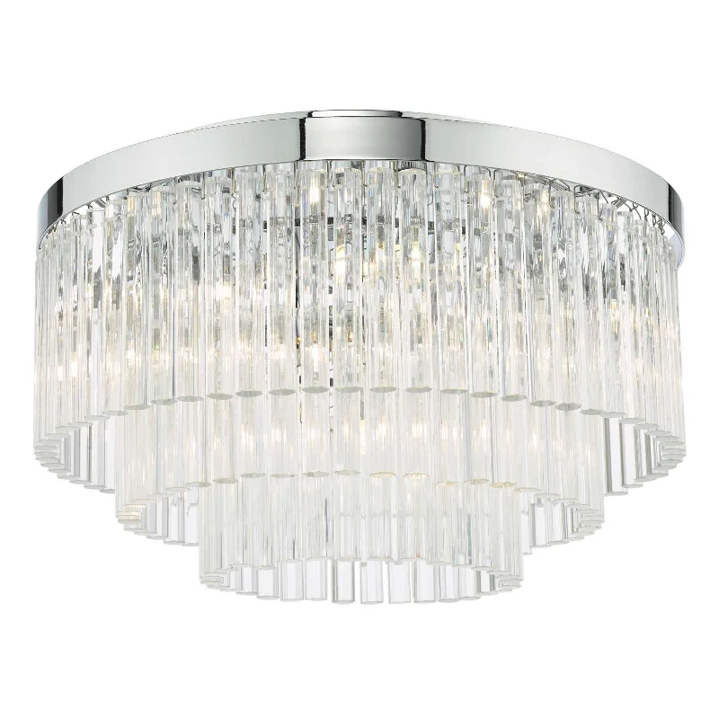 Track lighting for creating a moody atmosphereLogan 5Lt Flush Ceiling Light - Polished Chrome & Clear/Polished Chrome & Smoked Finish, IP20 Track lighting for creating a moody atmosphereLogan 5Lt Flush Ceiling Light - Polished Chrome & Clear/Polished Chrome & Smoked Finish, IP20