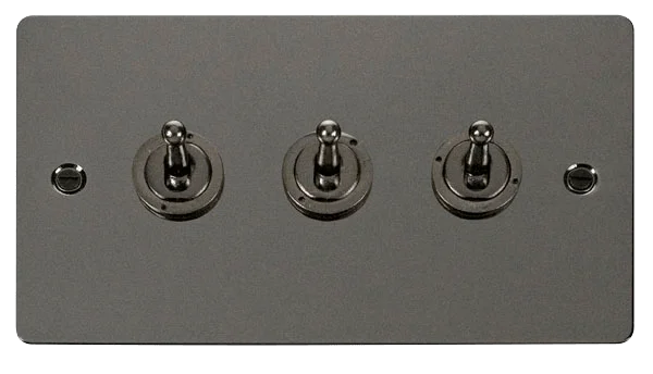 Track lighting for accentuating artworksDefine 10AX 3 Gang 2 Way Toggle  Switch