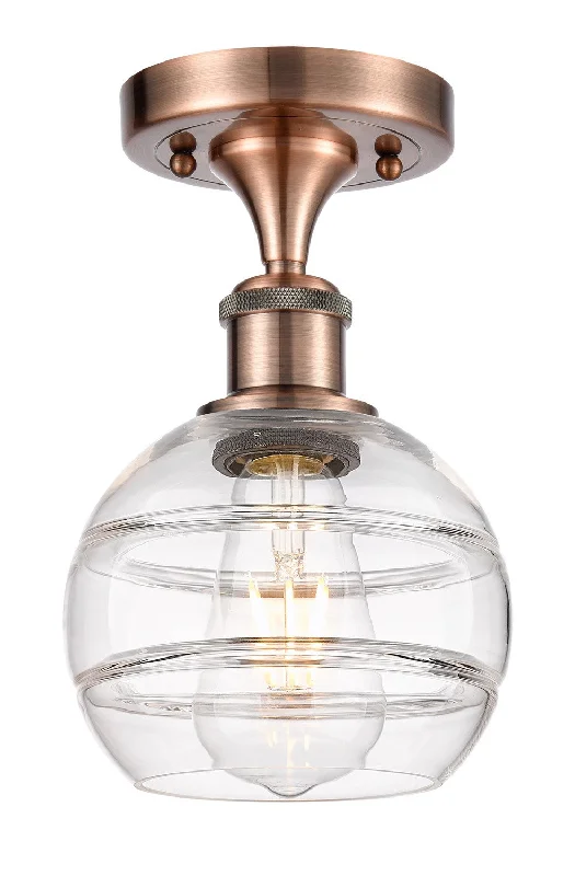 Industrial Exit Sign Lighting for Quick EvacuationBallston One Light Semi-Flush Mount Industrial Exit Sign Lighting for Quick EvacuationBallston One Light Semi-Flush Mount