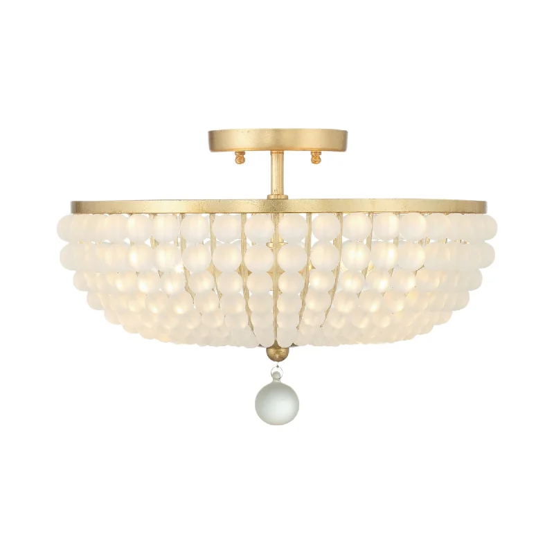 Track lighting with adjustable armsBella Semi Flush Mount Ceiling Light