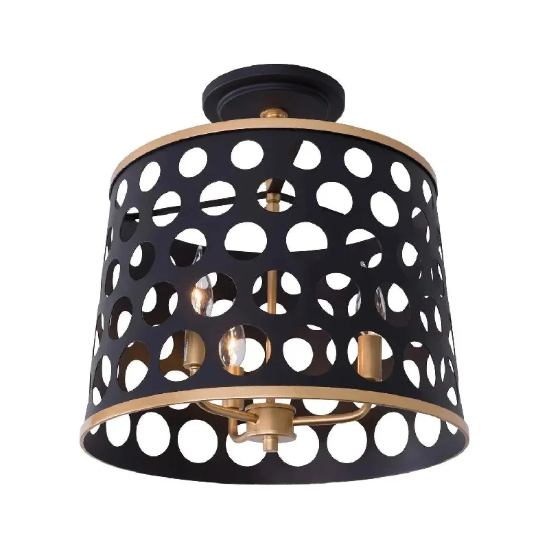 White track lighting for a clean lookBailey Semi-Flush Mount