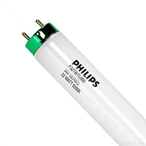 Track lighting with adjustable armsPhilips 20905-6 F32T8/TL950 32W Rapid Start T8 Bulbs 5000K Case of 25