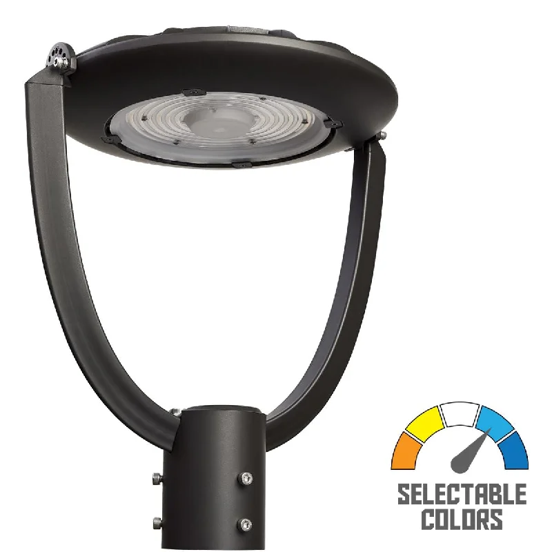 Shock - Resistant Industrial Lighting for Vibrating Machinery AreasLED Post Top Area Light, 75 Watts, 10100 Lumens, 30K/40K/50K, 120-347V Shock - Resistant Industrial Lighting for Vibrating Machinery AreasLED Post Top Area Light, 75 Watts, 10100 Lumens, 30K/40K/50K, 120-347V