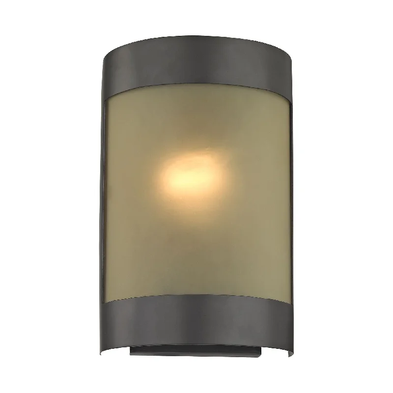 Contemporary track lighting in black finish1-Light Wall Sconce