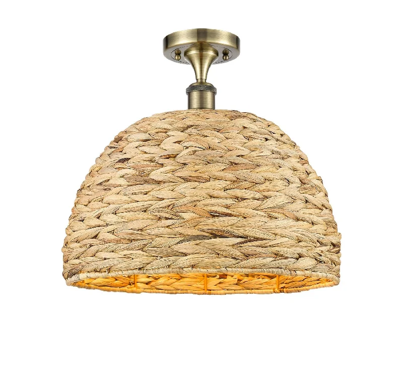 Industrial Ceiling - Mounted Lighting for Assembly PlantsDowntown Urban One Light Semi-Flush Mount Industrial Ceiling - Mounted Lighting for Assembly PlantsDowntown Urban One Light Semi-Flush Mount