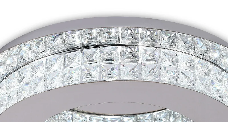 Track lighting for highlighting bookcasesMoats Flush Ceiling Light, 1 x 18W LED, 4000K, 418lm, 3yrs Warranty - Polished Chrome & Crystal IP20 Track lighting for highlighting bookcasesMoats Flush Ceiling Light, 1 x 18W LED, 4000K, 418lm, 3yrs Warranty - Polished Chrome & Crystal IP20