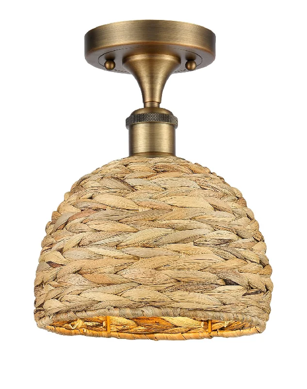 Low - Bay Industrial Lighting Fixtures for Small FactoriesDowntown Urban One Light Semi-Flush Mount Low - Bay Industrial Lighting Fixtures for Small FactoriesDowntown Urban One Light Semi-Flush Mount