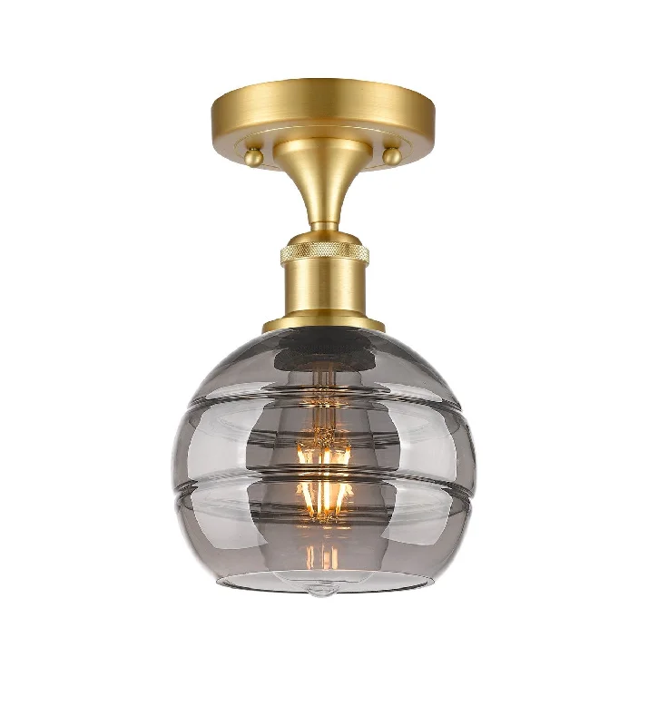 Industrial Lighting for Woodworking FactoriesBallston One Light Semi-Flush Mount