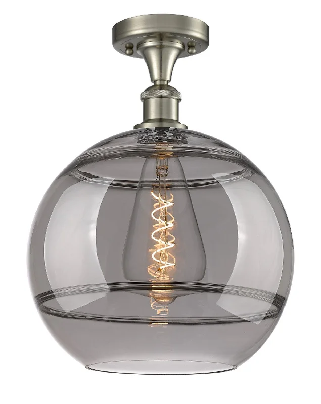 Waterproof Industrial Lighting for Wet AreasBallston One Light Semi-Flush Mount