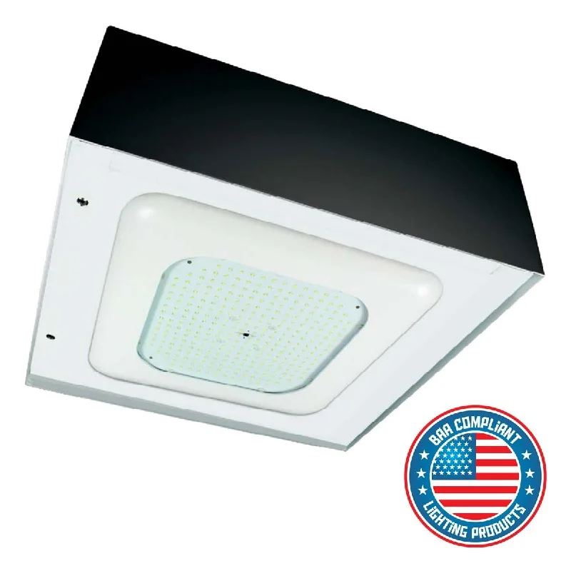 Durable Industrial Lighting for Harsh EnvironmentsLED Gas Station Canopy Light, 9360 Lumens, 60 Watts, 5000K, 120-277V, Universal Superkit Durable Industrial Lighting for Harsh EnvironmentsLED Gas Station Canopy Light, 9360 Lumens, 60 Watts, 5000K, 120-277V, Universal Superkit