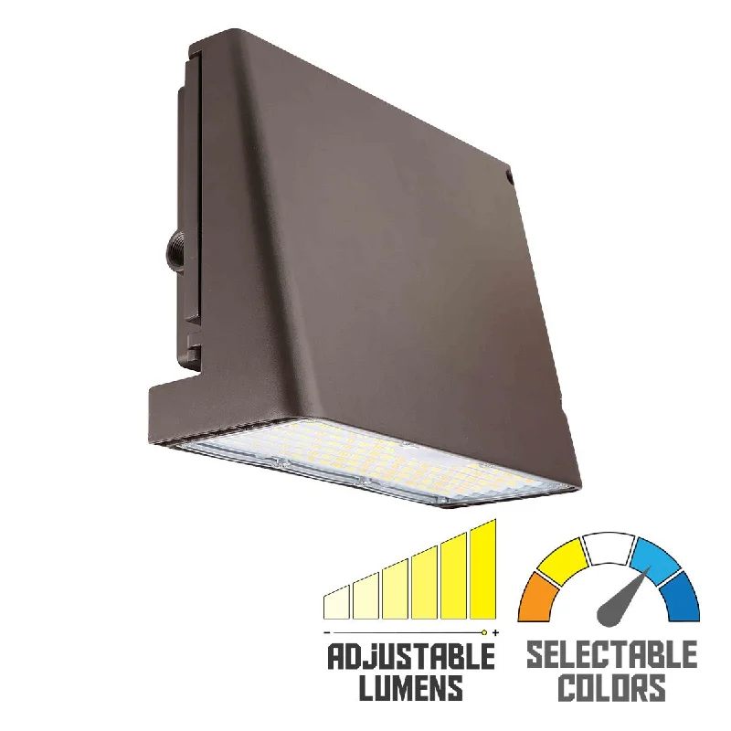 Color - Tunable Industrial Lighting for Special ApplicationsLED Cutoff Wall Pack With Photocell, 100 Watts Adjustable, 15000 Lumens, 30K/40K/50K, 120-277V Color - Tunable Industrial Lighting for Special ApplicationsLED Cutoff Wall Pack With Photocell, 100 Watts Adjustable, 15000 Lumens, 30K/40K/50K, 120-277V