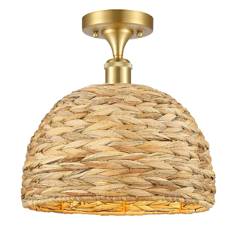 Industrial Lighting for Textile MillsDowntown Urban One Light Semi-Flush Mount