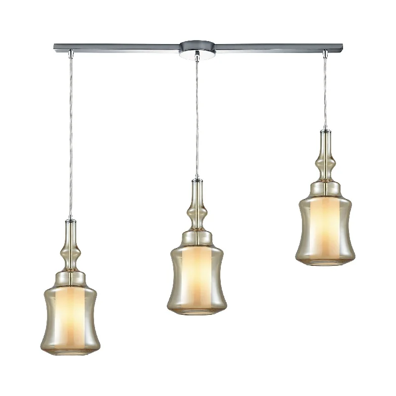 Track lighting for highlighting kitchen cabinetsAlora 3-Light Slim Linear Pendant