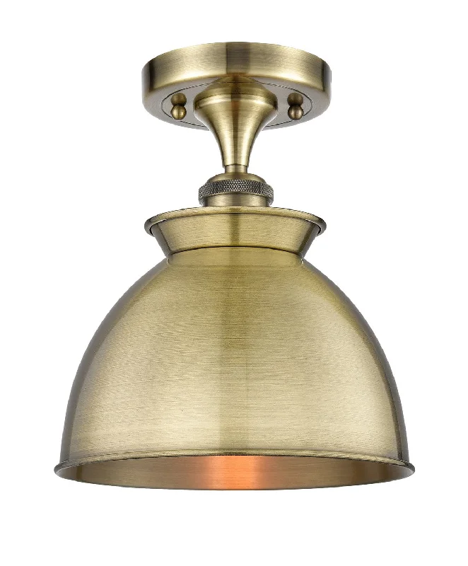 Industrial Lighting for Metal Fabrication ShopsBallston One Light Semi-Flush Mount