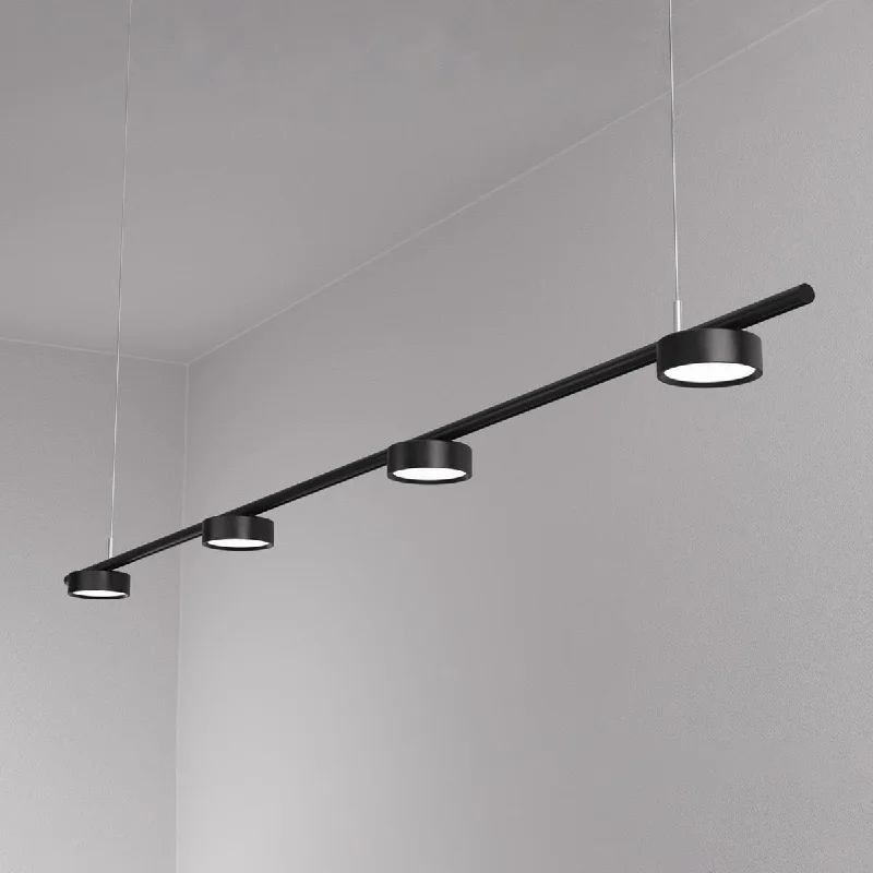 Track lighting for task lighting in workshopsMAGMINI SUSPENDED ROUND SET
