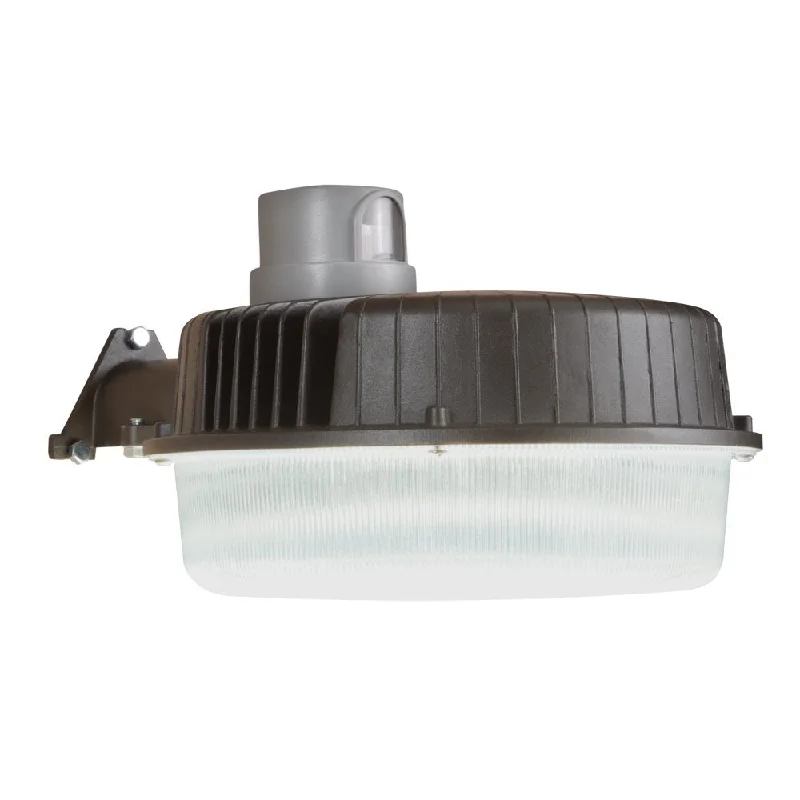 White track lighting for a clean lookCooper Lighting AL2550LPCBZ 29 Watt LED Area Barn Light w/ Photo Control 5000K (with Arm) White track lighting for a clean lookCooper Lighting AL2550LPCBZ 29 Watt LED Area Barn Light w/ Photo Control 5000K (with Arm)