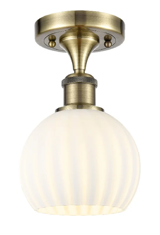Industrial Pendant Lighting for Machine ShopsBallston LED Semi-Flush Mount