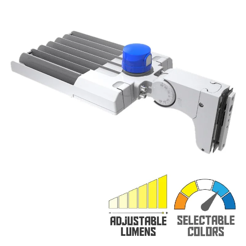 Industrial Task Lighting for Precision WorkstationsLED Pole Light, 42000 Lm, 30K|40K|50K, Optics Swap, Pole Mount, White Finish, 120-277V Industrial Task Lighting for Precision WorkstationsLED Pole Light, 42000 Lm, 30K|40K|50K, Optics Swap, Pole Mount, White Finish, 120-277V