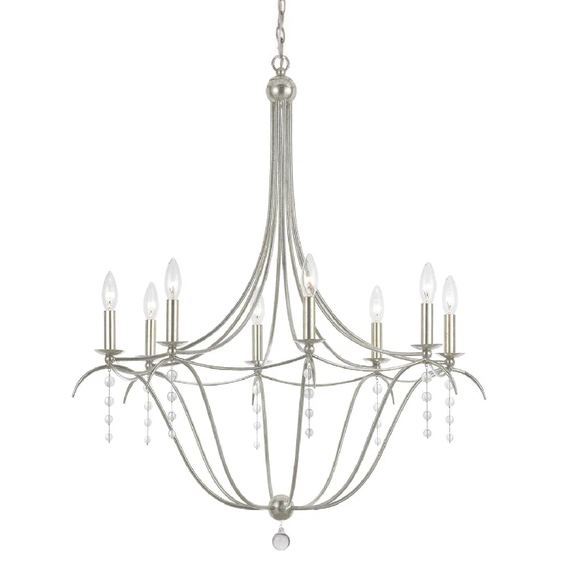 Chandeliers with Frosted Glass for a Softer Light DiffusionChandeliers with Frosted Glass for a Softer Light DiffusionMetro 8 Light Antique Silver Chandelier Chandeliers with Frosted Glass for a Softer Light DiffusionChandeliers with Frosted Glass for a Softer Light DiffusionMetro 8 Light Antique Silver Chandelier