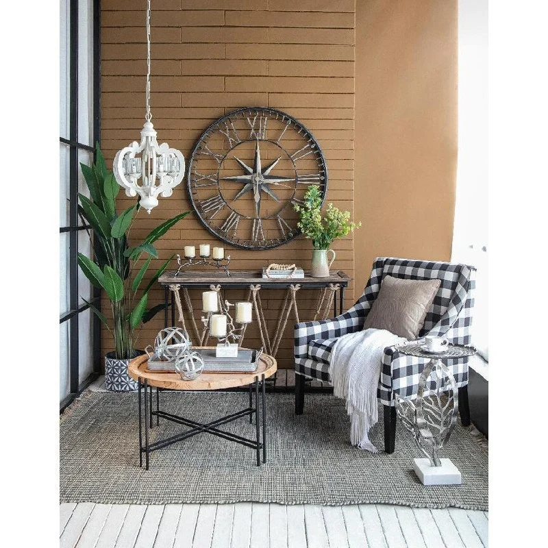 Mini Chandeliers for Adding Charm to Small SpacesMini Chandeliers for Adding Charm to Small Spaces6-Light Wood Chandelier with Adjustable Chain, Bulb Not Included