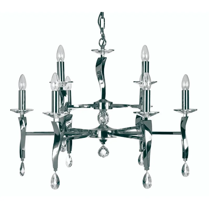Chandeliers with Colored Glass for a Splash of ColorChandeliers with Colored Glass for a Splash of ColorAire 2719/6+3 Chandelier