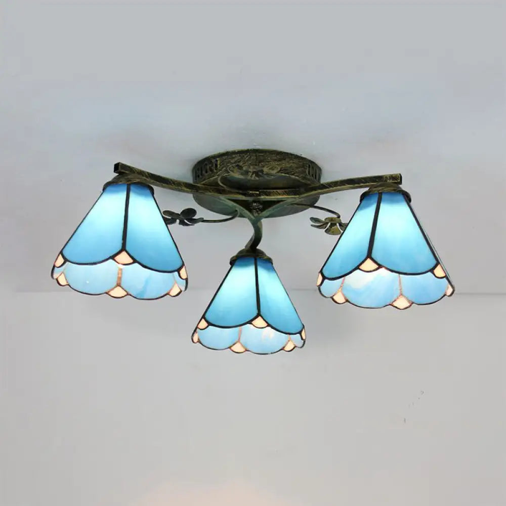 Bohemian - Style Beaded Chandeliers for Eclectic DecorBohemian - Style Beaded Chandeliers for Eclectic DecorBlue Glass Cone Ceiling Light - Tiffany Style Semi Flush Light with Flower Design - Ideal for Living Room - 5/3 Lights Bohemian - Style Beaded Chandeliers for Eclectic DecorBohemian - Style Beaded Chandeliers for Eclectic DecorBlue Glass Cone Ceiling Light - Tiffany Style Semi Flush Light with Flower Design - Ideal for Living Room - 5/3 Lights