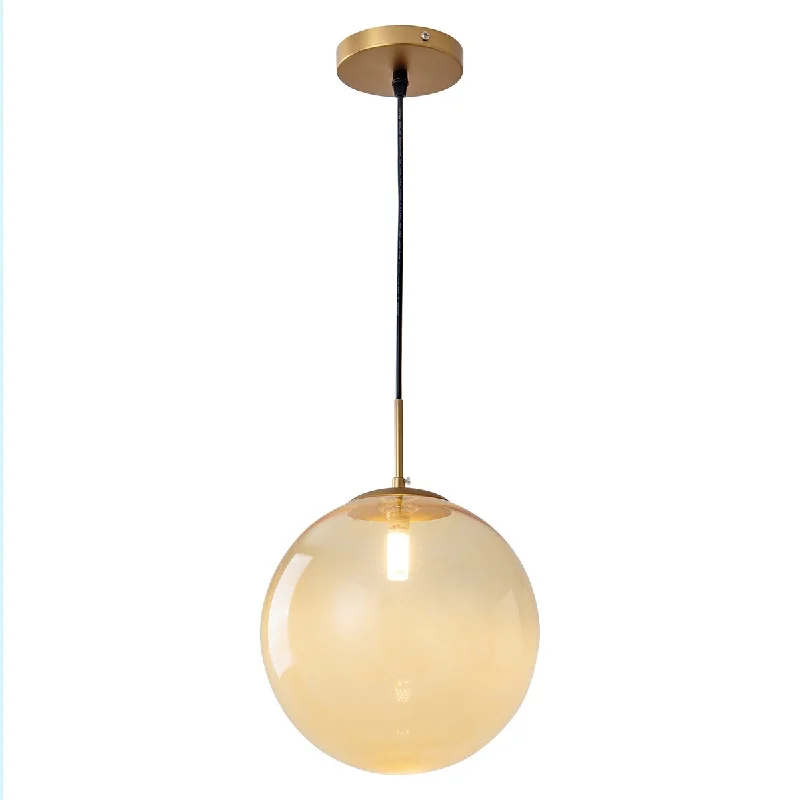Chandeliers with Adjustable Arms for Directional LightingChandeliers with Adjustable Arms for Directional LightingColored Glass Single Globe Pendant Light
