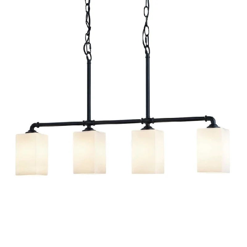 Chandeliers with Adjustable Arms for Directional LightingChandeliers with Adjustable Arms for Directional LightingCopper Grove Vaals 4-light Matte Black Linear Chandelier with Opal Shades Chandeliers with Adjustable Arms for Directional LightingChandeliers with Adjustable Arms for Directional LightingCopper Grove Vaals 4-light Matte Black Linear Chandelier with Opal Shades