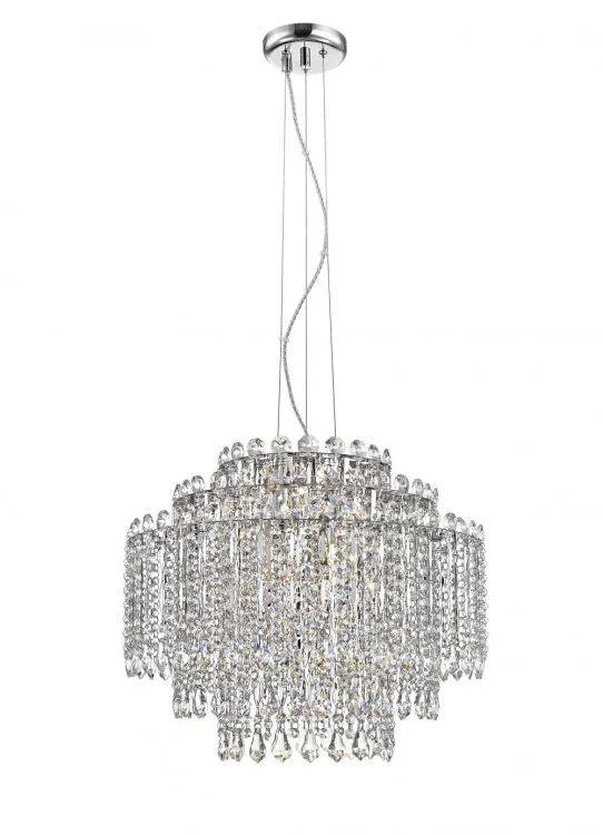 Chandeliers with Frosted Glass for a Softer Light DiffusionChandeliers with Frosted Glass for a Softer Light DiffusionCRYSTAL Alita 8lt Ceiling Light Chrome Chandeliers with Frosted Glass for a Softer Light DiffusionChandeliers with Frosted Glass for a Softer Light DiffusionCRYSTAL Alita 8lt Ceiling Light Chrome
