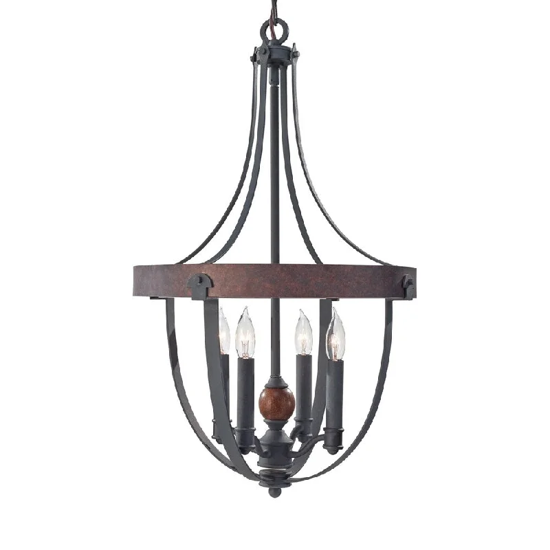 Chandeliers with Candle - Style Bulbs for a Classic AestheticChandeliers with Candle - Style Bulbs for a Classic AestheticFeiss Alston 4 Light AF/CHARCOAL BRICK/ACORN Chandelier Chandeliers with Candle - Style Bulbs for a Classic AestheticChandeliers with Candle - Style Bulbs for a Classic AestheticFeiss Alston 4 Light AF/CHARCOAL BRICK/ACORN Chandelier