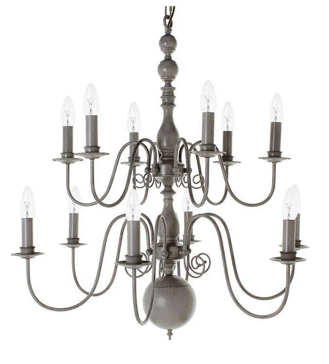 Mid - Century Modern Chandeliers for Vintage AppealMid - Century Modern Chandeliers for Vintage AppealFLEMISH Bologna 16lt Ceiling Light Grey Mid - Century Modern Chandeliers for Vintage AppealMid - Century Modern Chandeliers for Vintage AppealFLEMISH Bologna 16lt Ceiling Light Grey