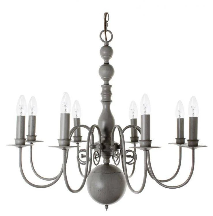 Large Chandeliers for Grand Halls and FoyersLarge Chandeliers for Grand Halls and FoyersFLEMISH Bologna 8lt Ceiling Light Grey Large Chandeliers for Grand Halls and FoyersLarge Chandeliers for Grand Halls and FoyersFLEMISH Bologna 8lt Ceiling Light Grey