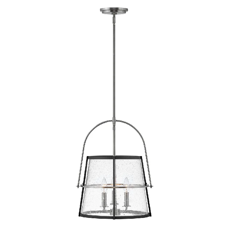 Chandeliers with Murano Glass for a High - End Artistic TouchChandeliers with Murano Glass for a High - End Artistic TouchHinkley Tournon 38113BN Chandelier Light - Brushed Nickel