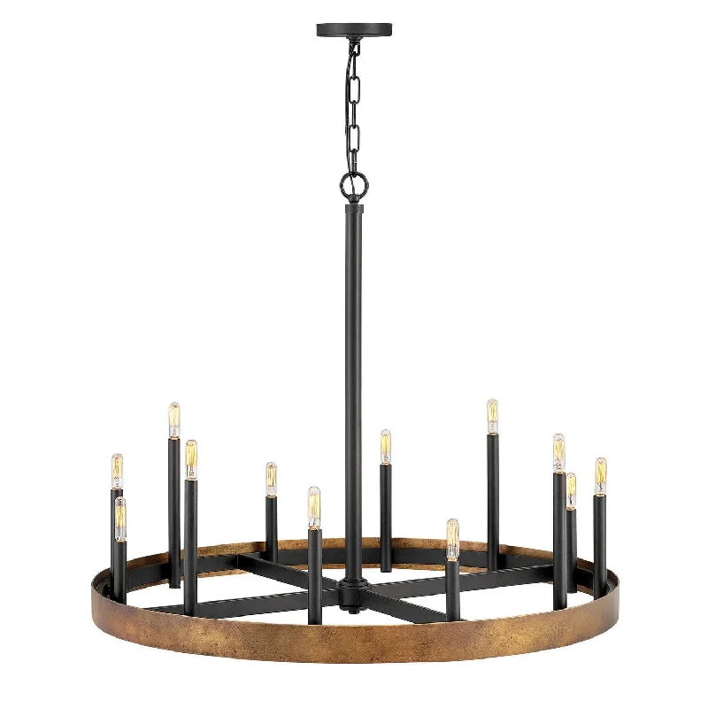 Chandeliers for Dining Rooms to Set the Mood for MealsChandeliers for Dining Rooms to Set the Mood for MealsHinkley Wells 3869WA Chandelier Light - Weathered Brass