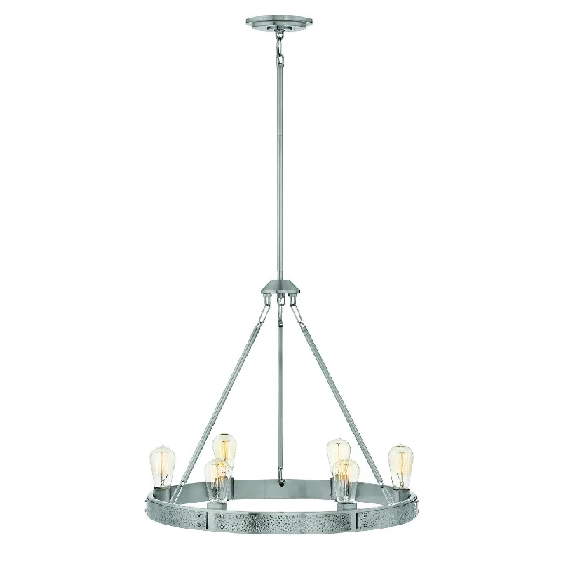 Chandeliers with Clear Crystal for a Sparkling EffectChandeliers with Clear Crystal for a Sparkling EffectHinkley Everett 4395BN Chandelier Light - Brushed Nickel Chandeliers with Clear Crystal for a Sparkling EffectChandeliers with Clear Crystal for a Sparkling EffectHinkley Everett 4395BN Chandelier Light - Brushed Nickel