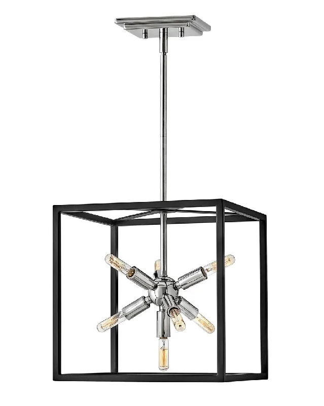 Bohemian - Style Beaded Chandeliers for Eclectic DecorBohemian - Style Beaded Chandeliers for Eclectic DecorHinkley Aros 46313BLK-PN Chandelier Light - Black with Polished Nickel accents Bohemian - Style Beaded Chandeliers for Eclectic DecorBohemian - Style Beaded Chandeliers for Eclectic DecorHinkley Aros 46313BLK-PN Chandelier Light - Black with Polished Nickel accents