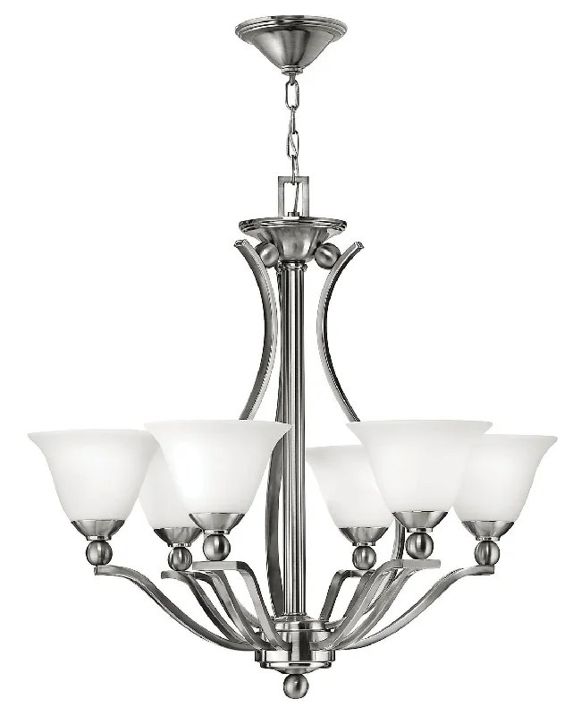 Chandeliers with Adjustable Arms for Directional LightingChandeliers with Adjustable Arms for Directional LightingHinkley Bolla 4656BN Chandelier Light - Brushed Nickel