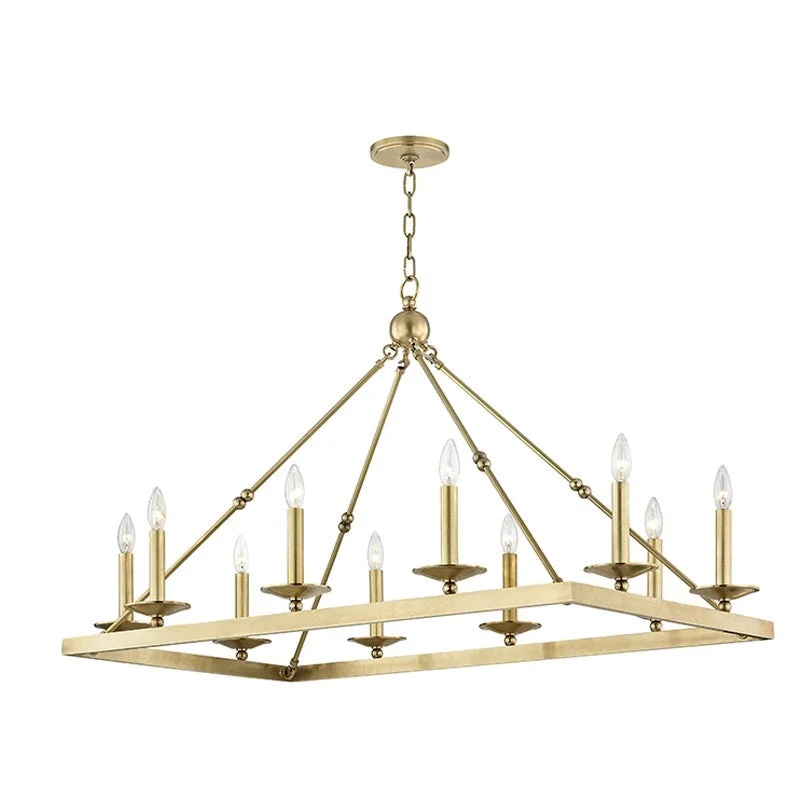 Art Deco Chandeliers for a Retro - Glam LookArt Deco Chandeliers for a Retro - Glam LookHudson Valley 3244 Allendale 10-lt Chandelier