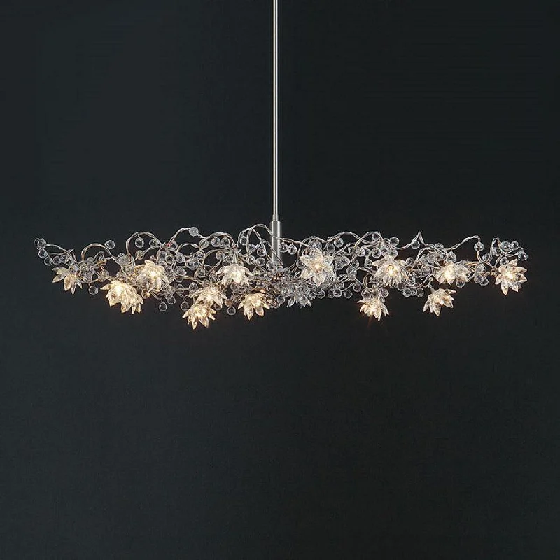 Victorian - Inspired Chandeliers with Ornate DetailsVictorian - Inspired Chandeliers with Ornate DetailsJewel Diamond Oval Chandelier