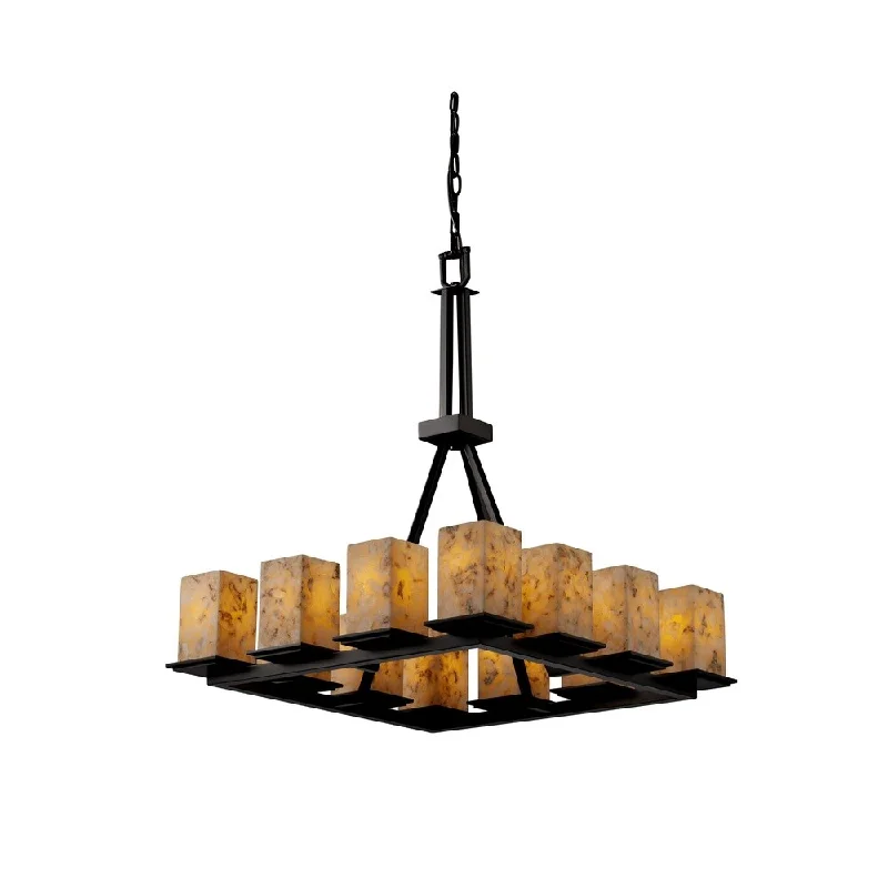 Chandeliers with Venetian Glass for a Luxurious LookChandeliers with Venetian Glass for a Luxurious LookJustice Design Alabaster Rocks! Montana Black Chandelier, Square Flat Rim Shade Chandeliers with Venetian Glass for a Luxurious LookChandeliers with Venetian Glass for a Luxurious LookJustice Design Alabaster Rocks! Montana Black Chandelier, Square Flat Rim Shade