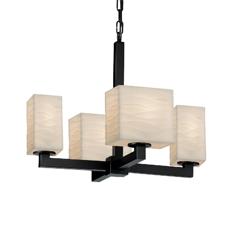 Mini Chandeliers for Adding Charm to Small SpacesMini Chandeliers for Adding Charm to Small SpacesJustice Design Porcelina Modular Matte Black Chandelier, Waves Rectangle Shade Mini Chandeliers for Adding Charm to Small SpacesMini Chandeliers for Adding Charm to Small SpacesJustice Design Porcelina Modular Matte Black Chandelier, Waves Rectangle Shade