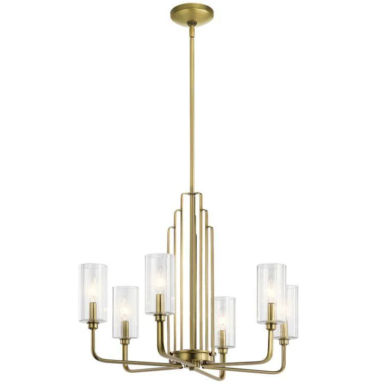 Chandeliers with Venetian Glass for a Luxurious LookChandeliers with Venetian Glass for a Luxurious LookQuintiesse Kimrose 6Lt Chandelier - Brushed Natural Brass Chandeliers with Venetian Glass for a Luxurious LookChandeliers with Venetian Glass for a Luxurious LookQuintiesse Kimrose 6Lt Chandelier - Brushed Natural Brass
