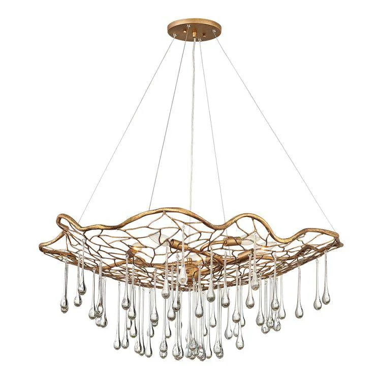 LED Chandeliers for Energy - Efficient LightingLED Chandeliers for Energy - Efficient LightingQuintiesse Laguna 6Lt Pendant - Burnished Gold LED Chandeliers for Energy - Efficient LightingLED Chandeliers for Energy - Efficient LightingQuintiesse Laguna 6Lt Pendant - Burnished Gold