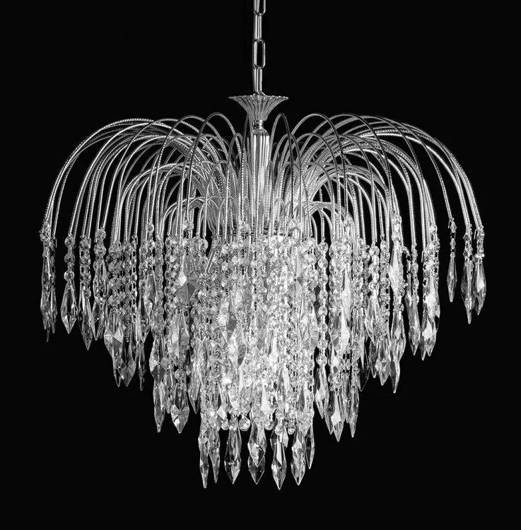 Bohemian - Style Beaded Chandeliers for Eclectic DecorBohemian - Style Beaded Chandeliers for Eclectic DecorSTARLITE Shower 6lt Ceiling Light E Nickel