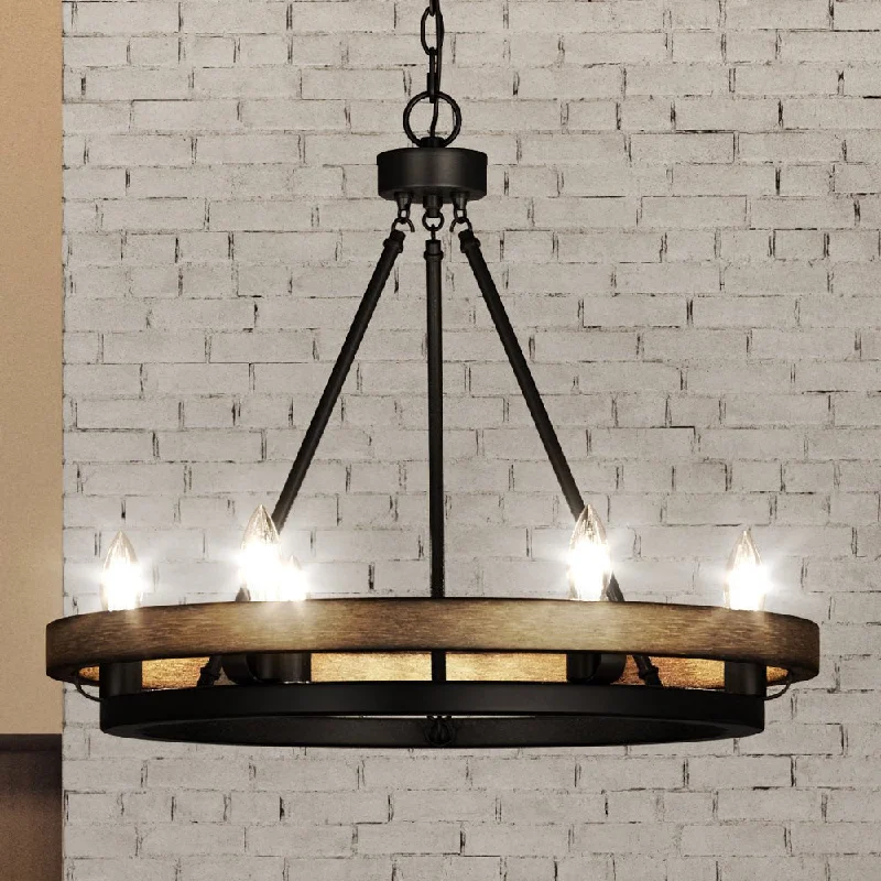 Chandeliers with Pendant Lights for a Stylish LookChandeliers with Pendant Lights for a Stylish LookUEX2101 Rustic Chandelier 21''H x 24''W, Matte Black Finish, Burlington Collection Chandeliers with Pendant Lights for a Stylish LookChandeliers with Pendant Lights for a Stylish LookUEX2101 Rustic Chandelier 21''H x 24''W, Matte Black Finish, Burlington Collection