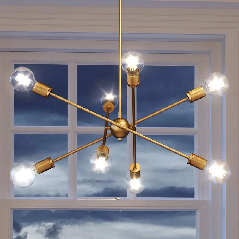 Chandeliers with Metal Frames in Copper FinishChandeliers with Metal Frames in Copper FinishUEX2161 Mid-Century Modern Chandelier 18''H x 22''W, Olde Brass Finish, Berlin Collection Chandeliers with Metal Frames in Copper FinishChandeliers with Metal Frames in Copper FinishUEX2161 Mid-Century Modern Chandelier 18''H x 22''W, Olde Brass Finish, Berlin Collection