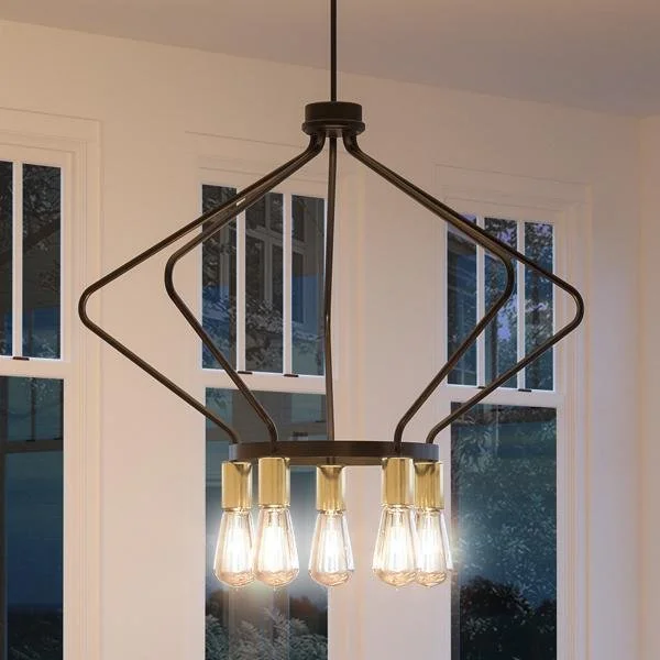 Mid - Century Modern Chandeliers for Vintage AppealMid - Century Modern Chandeliers for Vintage AppealUHP2492 Mid-Century Modern Industrial Chandelier, 19-3/4"H x 30"W, Olde Bronze Finish, Palma Collection Mid - Century Modern Chandeliers for Vintage AppealMid - Century Modern Chandeliers for Vintage AppealUHP2492 Mid-Century Modern Industrial Chandelier, 19-3/4"H x 30"W, Olde Bronze Finish, Palma Collection